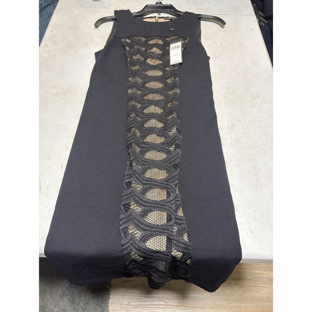 BCBG Max Azria Womens "Leona" Black Cocktail Bodycon Dress Size S NEW